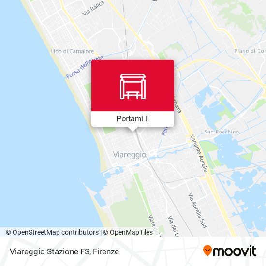 Mappa Viareggio Stazione FS