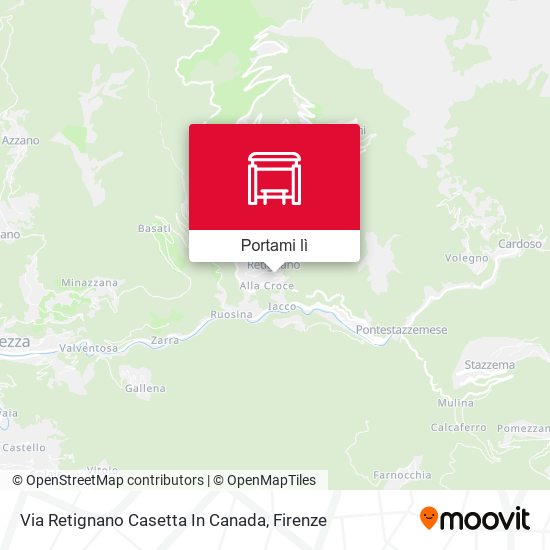 Mappa Via Retignano Casetta In Canada