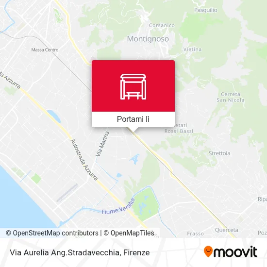 Mappa Via Aurelia Ang.Stradavecchia
