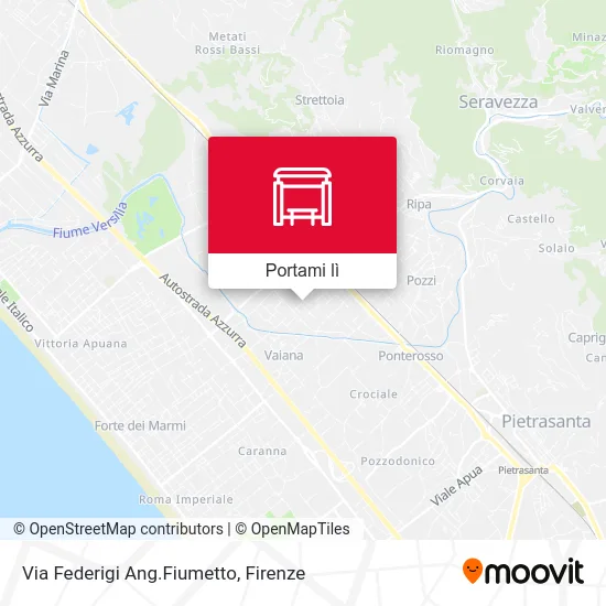 Mappa Via Federigi Ang.Fiumetto