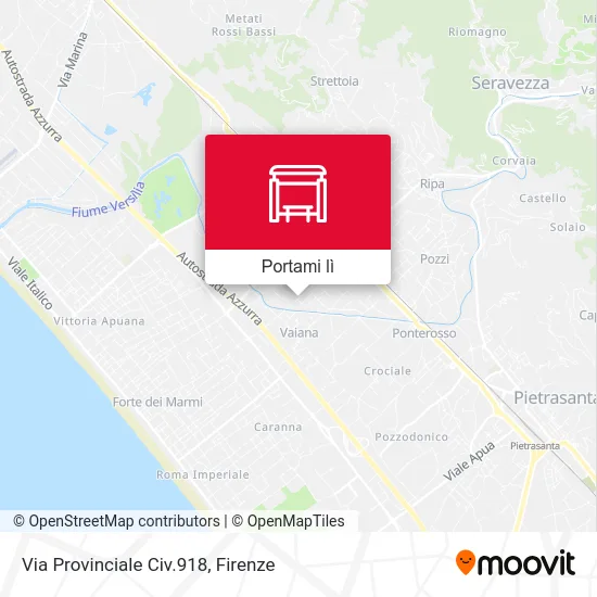 Mappa Via Provinciale Civ.918