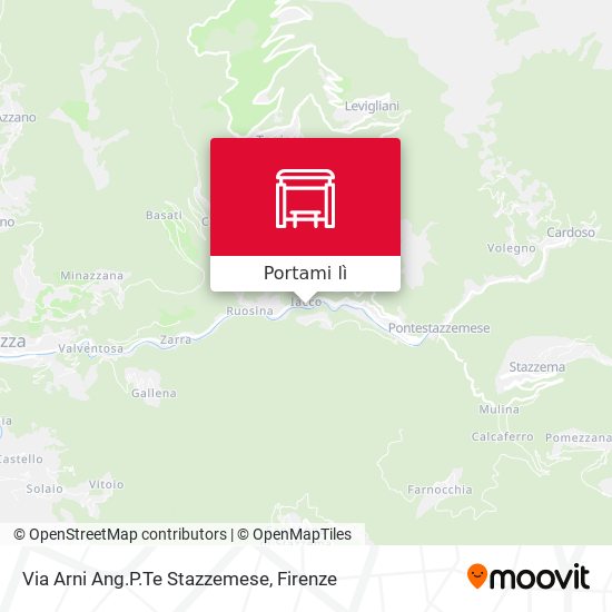 Mappa Via Arni Ang.P.Te Stazzemese