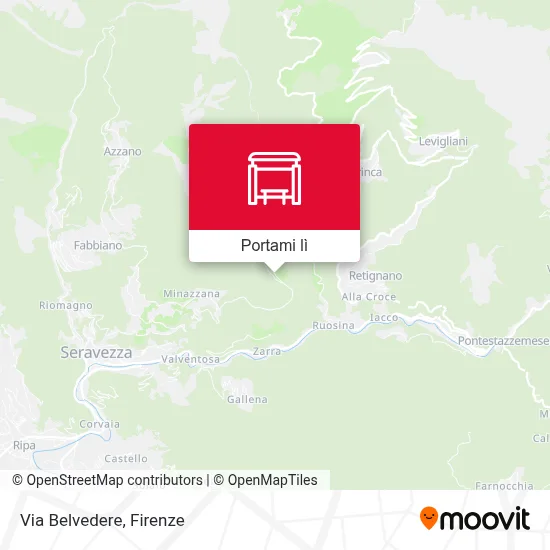 Mappa Via Belvedere