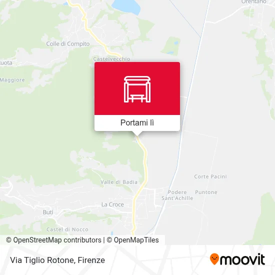 Mappa Via Tiglio Rotone