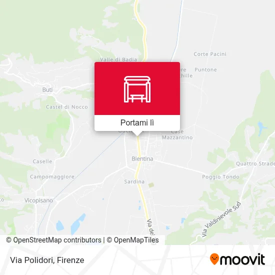 Mappa Via Polidori