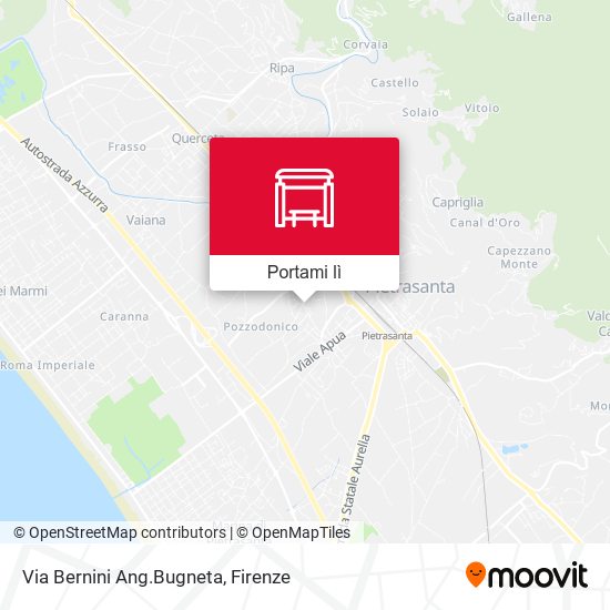 Mappa Via Bernini Ang.Bugneta