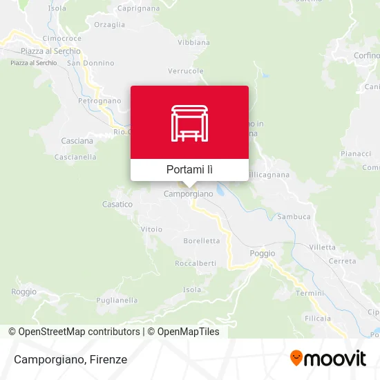Mappa Camporgiano