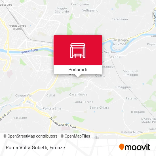 Mappa Roma Volta Gobetti