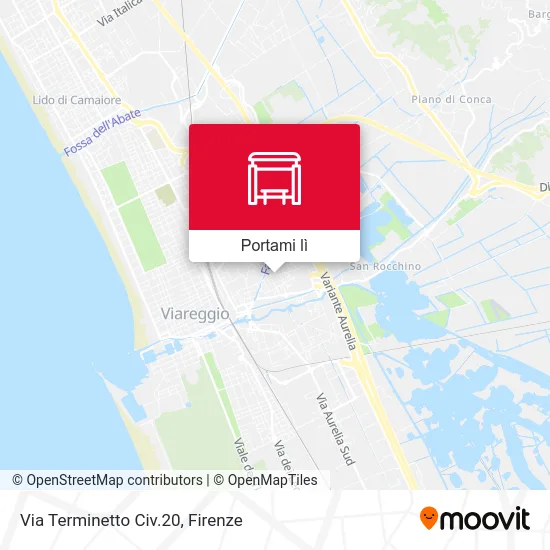 Mappa Via Terminetto Civ.20