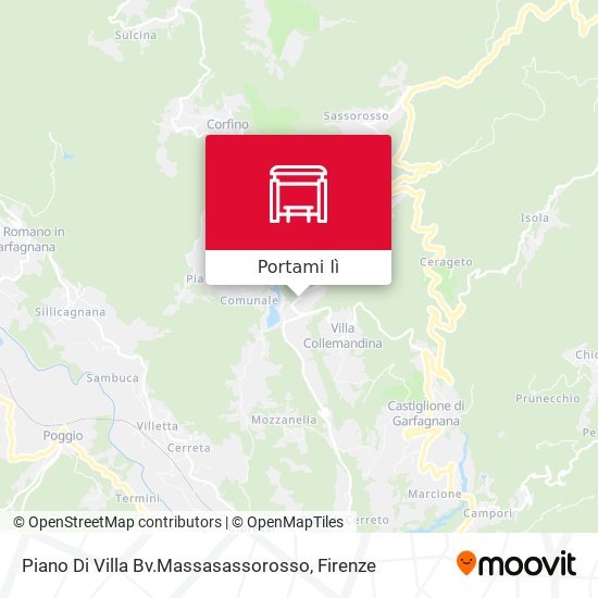 Mappa Piano Di Villa Bv.Massasassorosso
