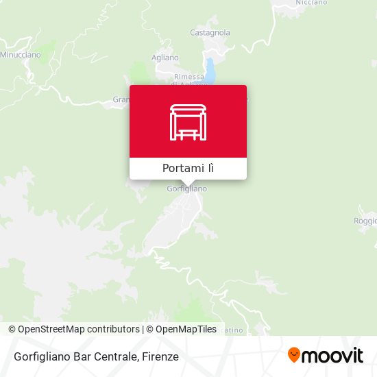 Mappa Gorfigliano Bar Centrale