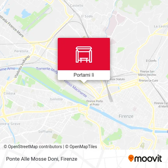 Mappa Ponte Alle Mosse Doni