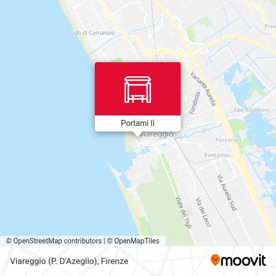 Mappa Viareggio (P. D'Azeglio)