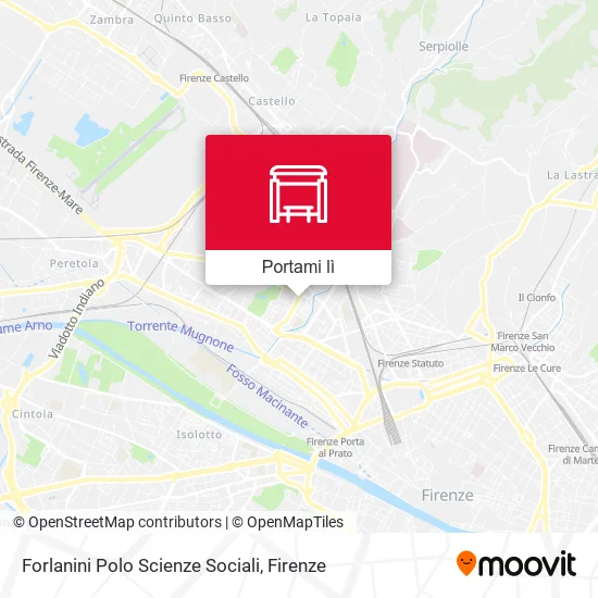 Mappa Forlanini Polo Scienze Sociali