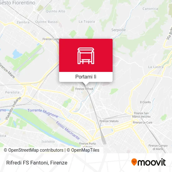 Mappa Rifredi FS Fantoni