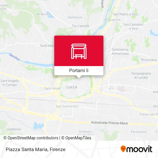 Mappa Piazza Santa Maria