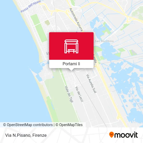Mappa Via N.Pisano
