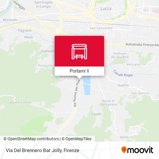 Mappa Via Del Brennero Bar Jolly
