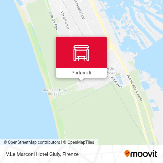 Mappa V.Le Marconi Hotel Giuly