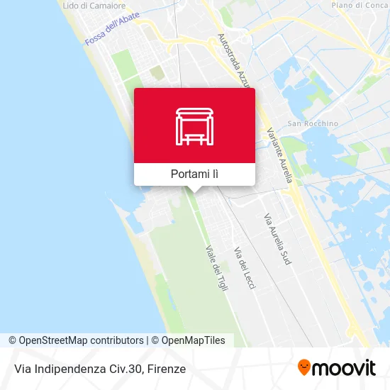 Mappa Via Indipendenza Civ.30