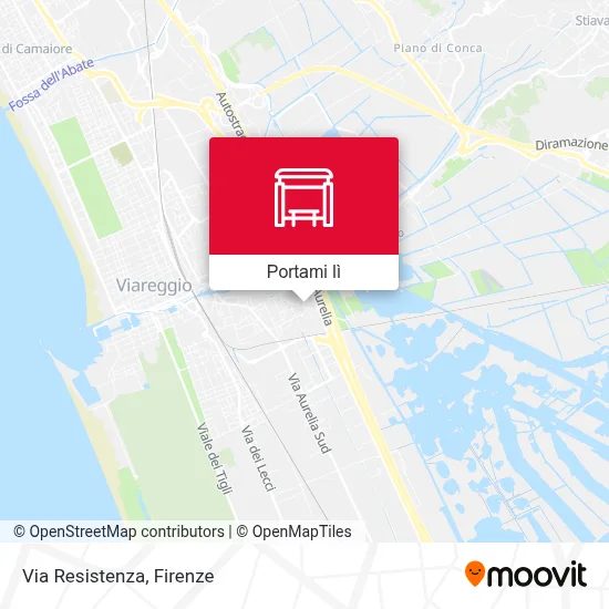 Mappa Via Resistenza