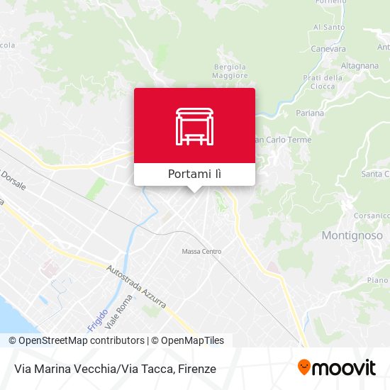 Mappa Via Marina Vecchia/Via Tacca
