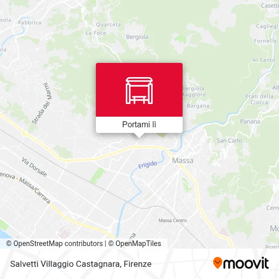 Mappa Salvetti Villaggio Castagnara