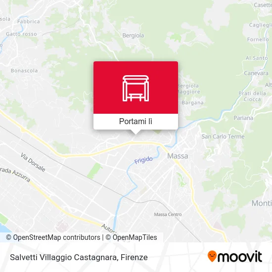 Mappa Salvetti Villaggio Castagnara