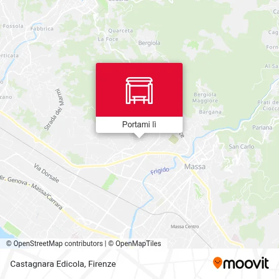 Mappa Castagnara Edicola
