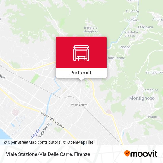 Mappa Viale Stazione/Via Delle Carre