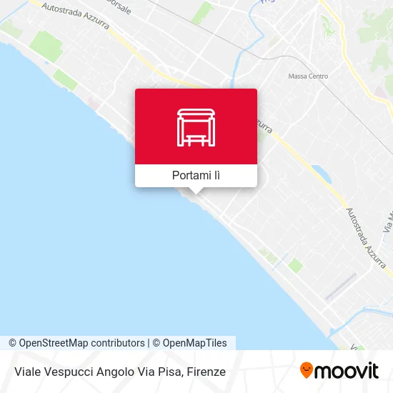 Mappa Viale Vespucci Angolo Via Pisa