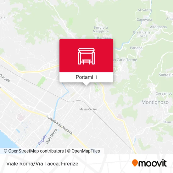 Mappa Viale Roma/Via Tacca