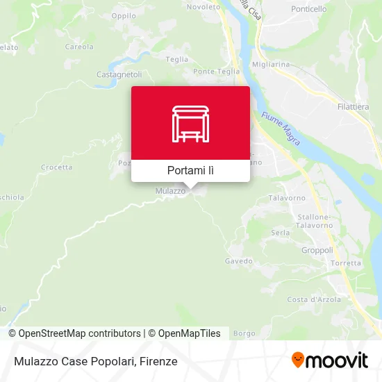 Mappa Mulazzo Case Popolari
