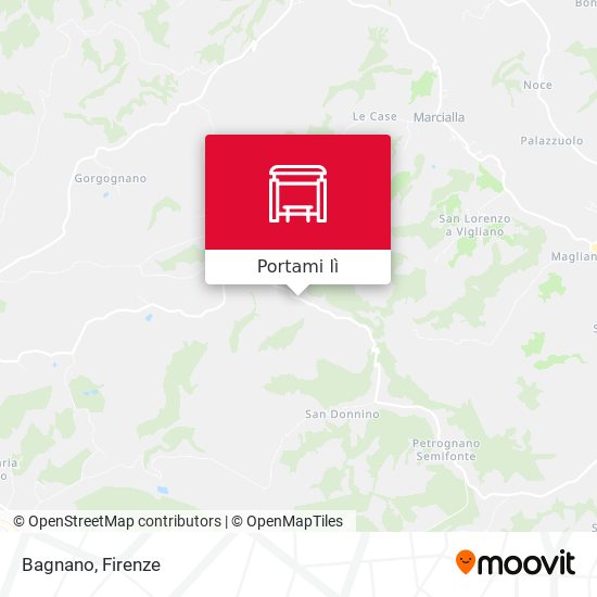 Mappa Bagnano
