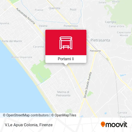 Mappa V.Le Apua Colonia