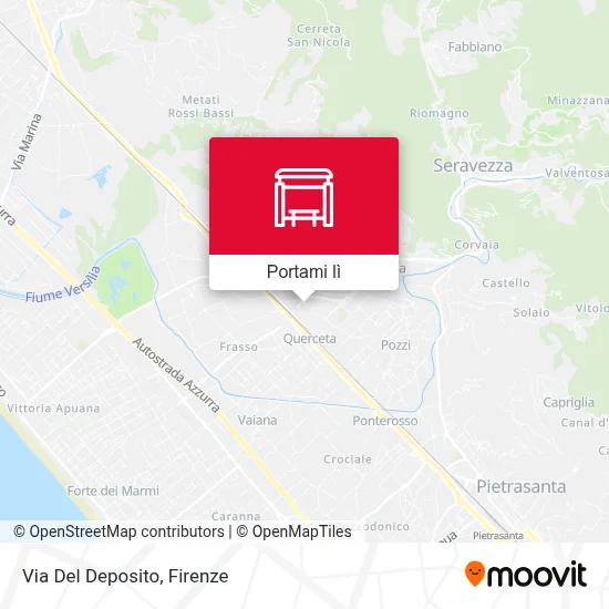 Mappa Via Del Deposito