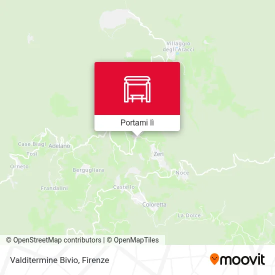 Mappa Valditermine Bivio