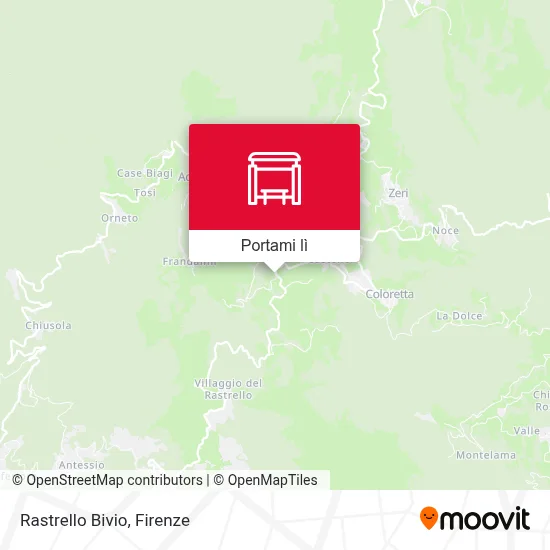 Mappa Rastrello Bivio
