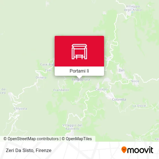 Mappa Zeri Da Sisto