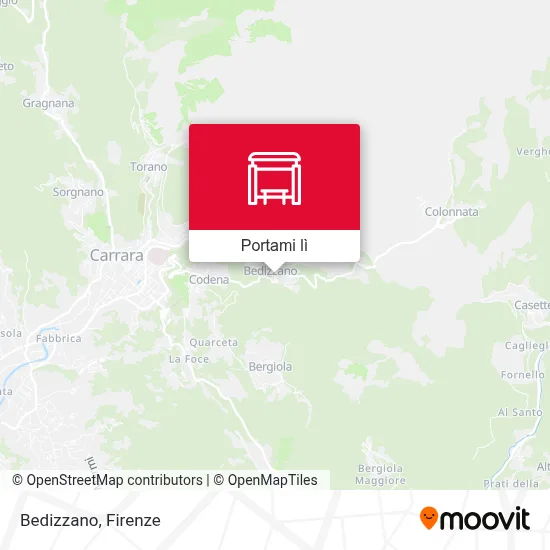 Mappa Bedizzano