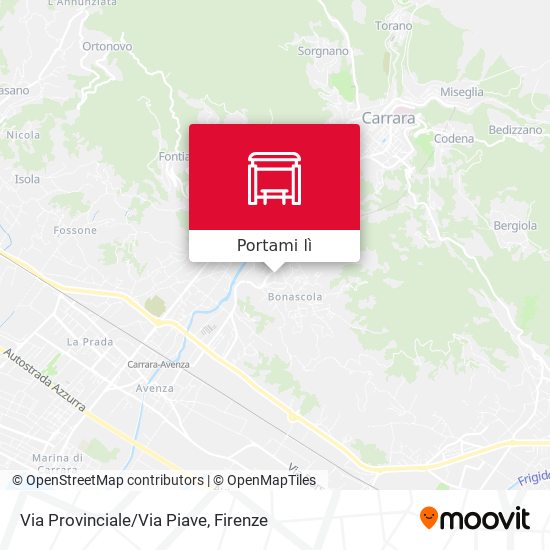 Mappa Via Provinciale/Via Piave