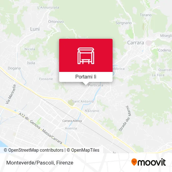 Mappa Monteverde/Pascoli