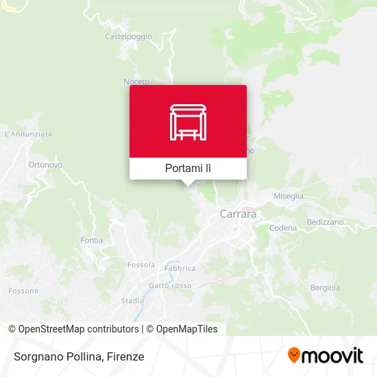 Mappa Sorgnano Pollina