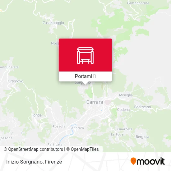 Mappa Inizio Sorgnano