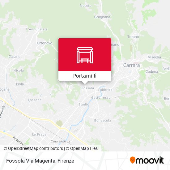 Mappa Fossola Via Magenta