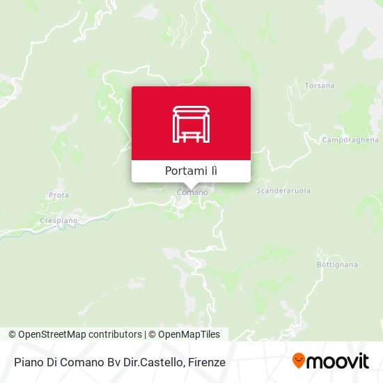 Mappa Piano Di Comano Bv Dir.Castello