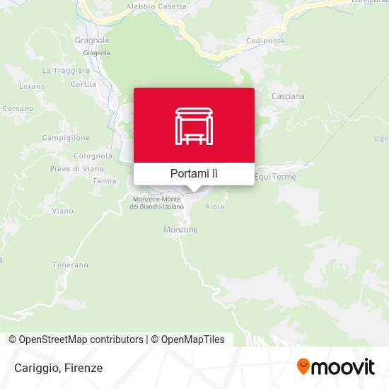 Mappa Cariggio