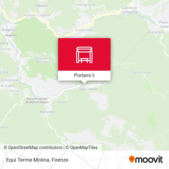 Mappa Equi Terme Molina