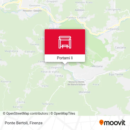 Mappa Ponte Bertoli
