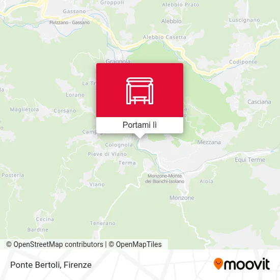 Mappa Ponte Bertoli